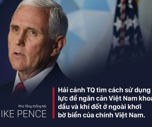 Phó Tổng thống Mỹ lên án việc tàu Trung Quốc ngăn cản hoạt động dầu khí của Việt Nam