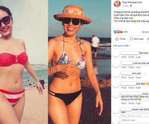 Phương Linh tự tin diện bikini khoe vóc dáng thon gọn đáng ngưỡng mộ ở tuổi U40