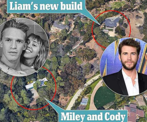 Trớ trêu thay Liam xây nhà mới ngay cạnh căn hộ của Miley Cyrus sống chung với tình trẻ: Ly hôn lại thành hàng xóm?
