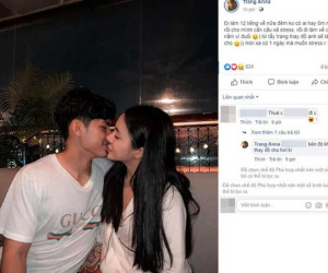 Trang Anna khoe được hôn phu hot boy thay đồ và tẩy trang hộ sau 1 ngày dài mệt mỏi: Quả là hiếm có khó tìm!