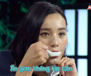 Lê Thúy bị đánh giá ăn gian, 'không tự trọng' vì miếng ăn trong gameshow