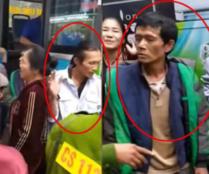 Va chạm giao thông, lái xe ôm và xe buýt chốt cửa, đấm đá trong xe
