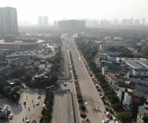Hình ảnh đường đua F1 trên các tuyến phố Hà Nội