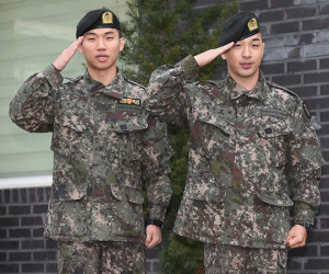 Hai thành viên còn lại của Big Bang - Taeyang và Daesung chính thức xuất ngũ trong sự chào đón của 1000 fan