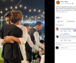Lộ hình ảnh Hồ Hoài Anh - Lưu Hương Giang 'lén lút' ôm nhau trong đám cưới Đông Nhi - Ông Cao Thắng