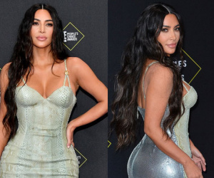 Kim Kardashian lột xác tại thảm đỏ People Choice Awards