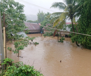 Hoàn lưu bão số 6: Nước các dòng sông lên nhanh