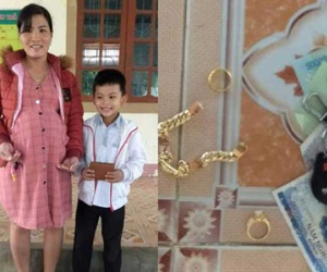 Hà Tĩnh: Nhặt được của rơi và tiền trị giá 20 triệu đồng, học sinh lớp 3 tìm người trả lại
