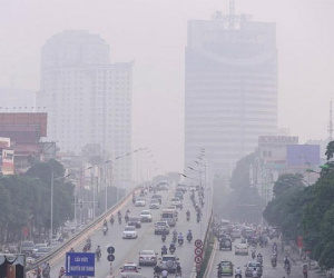 Ô nhiễm không khí sáng nay lên ngưỡng nguy hại - ngưỡng cao nhất trong thang bậc ô nhiễm không khí