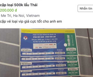 Vé trận Việt Nam - Thái Lan lên cao đột ngột, cổ động viên ngao ngán lắc đầu