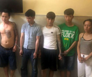 Huế: Bắt quả tang 6 nam nữ phê ma túy