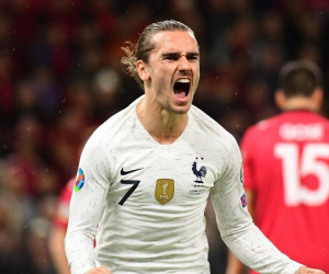 Griezmann ghi bàn sau 5 tháng, Pháp thắng nhẹ Albania