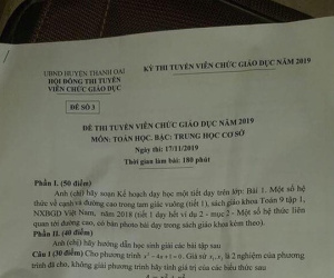 Giáo viên Hà Nội mất 3 giờ chờ đợi đề thi viên chức
