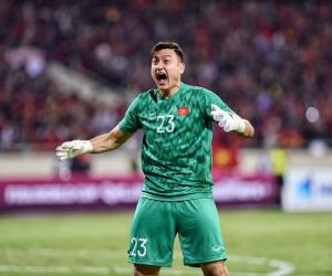 Thi đấu ở Muangthong United, Văn Lâm không để thủng lưới bàn nào sau 3 trận đối đầu ĐT Thái Lan