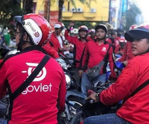 Go-Viet đã sửa lỗi không hiển thị tên Hoàng Sa, Trường Sa trên ứng dụng gọi xe