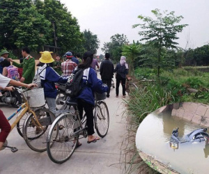 Phát hiện người đàn ông tử vong dưới mương nước cùng chiếc xe máy