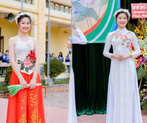 Xuýt xoa trước nhan sắc 'chuẩn hoa hậu' của nữ sinh 2003