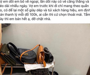 Vợ dỗi mang quần áo bỏ về nhà ngoại, chồng lên mạng đăng 'sương sương' một cái ảnh khiến nàng phải tức tốc chạy về