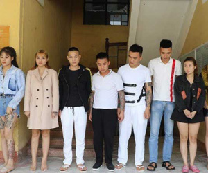 Cận cảnh dàn chân dài bị bắt quả tang thác loạn ma tuý cùng nhóm bạn trai trong biệt thự