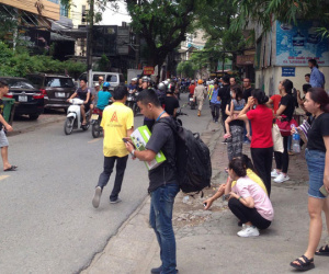 Nhiều khu vực nhà dân ở Hà Nội tiếp tục bị rung lắc trong sáng nay