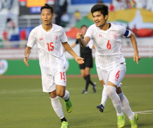 U22 Myanmar sáng cửa vào bán kết SEA Games sau trận thắng U22 Timor Leste