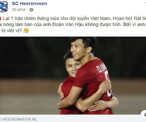 Heerenveen chúc mừng Văn Hậu, tiếc nuối bàn thắng bị mất oan