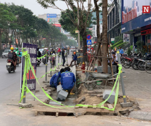 Chi 36 tỷ đồng 'thay áo mới' cho vỉa hè tuyến đường đông đúc bậc nhất Thủ đô