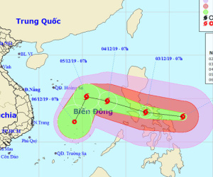 Philippines sơ tán 100.000 người dân do bão Kammuri