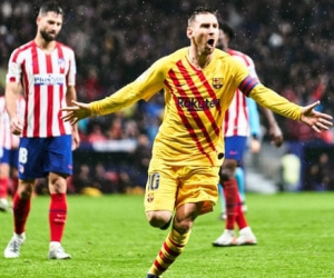Messi ghi bàn, Barcelona thắng Atletico Madrid để trở lại ngôi đầu La Liga