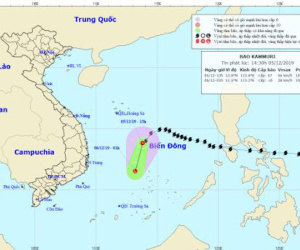Bão số 7 suy yếu thành áp thấp nhiệt đới