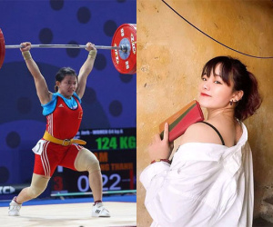 Bất ngờ với diện mạo cực 'bánh bèo' ngoài đời của nữ VĐV cử tạ vừa đạt HCV SEA Games 30 Phạm Thị Hồng Thanh