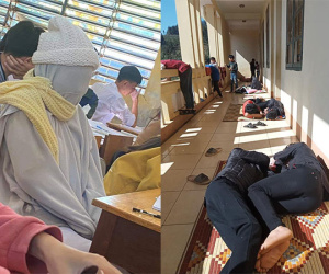 Trời quá lạnh mà vẫn phải đi học thì phải làm gì, hội học sinh toàn những cái đầu sáng tạo sẽ cho bạn câu trả lời ngay đây
