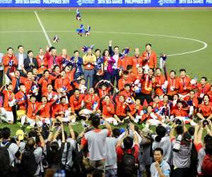 U22 Việt Nam 3-0 U22 Indonesia: 'Phù thủy' Park Hang-seo giải cơn 'khát' Vàng cho bóng đá Việt Nam