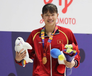 Ánh Viên giành giải 'VĐV nữ xuất sắc nhất SEA Games 30'