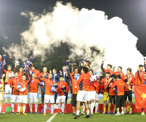 Báo Thái Lan dùng từ 'vĩ đại' để nói về tấm HCV SEA Games 30 của U22 Việt Nam