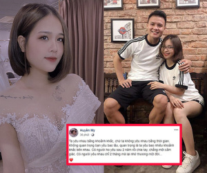 Bạn gái tin đồn Quang Hải đăng status 'đá xéo' Nhật Lê: 'Yêu nhau 2 năm rồi chia tay chẳng cảm giác, không bằng 2 tháng mà nhớ thương một đời'