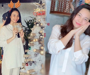 Đàm Thu Trang mặt tròn thấy rõ, chăm chỉ diện đồ thùng thình giữa tin đồn bầu bí với ông xã Cường Đô La
