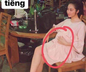 Sau thời gian dài dính nghi vấn đã sinh con đầu lòng, Hòa Minzy bất ngờ lộ hình ảnh ôm bụng bầu khiến người hâm mộ hoang mang