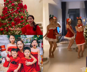 Sao Việt tất bật trang trí nhà cửa chuẩn bị đón Noel