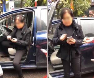 Nữ tài xế ô tô tông trúng 2 mẹ con đi xe máy còn buông lời thách thức: 'Mày gọi trưởng công an quận tao cho mày luôn số này, mày gọi đi'