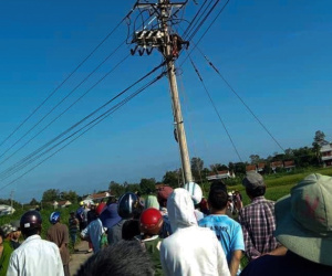 Người đàn ông bị diện giật cháy đen khi sửa chữa đường dây 22 kV