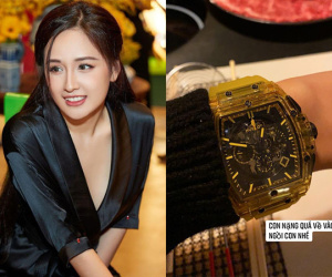 Đẳng cấp hoa hậu đại gia của Mai Phương Thúy: Bỏ tới 1,7 tỷ đồng mua đồng hồ về chỉ để trưng bày vì nặng quá