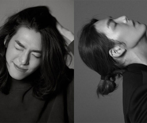 Kim Woo Bin tung bộ ảnh đen trắng với mái tóc dài vừa lãng tử vừa ma mị như một món quà dành tặng fan sau 2 năm điều trị ung thư