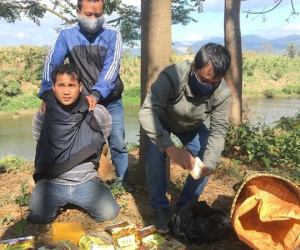 Bắt đối tượng người Lào vận chuyển 10kg ma túy đá và 20.000 viên ma túy tổng hợp vào Việt Nam