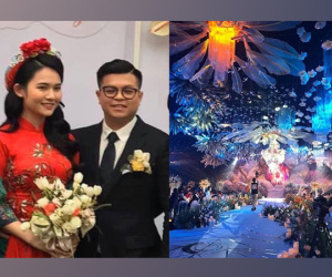 Lộ diện 2 nhân vật chính của siêu đám cưới Quảng Ninh, nhân viên nhà hàng tiết lộ chi phí tổ chức đám cưới lên đến 54 tỷ