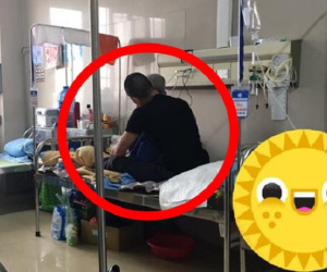 Xúc động trước hình ảnh con trai chăm bố cực khéo trong bệnh viện, đáng nói nhất vẫn là hành động khiến ai cũng trầm trồ này