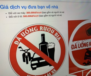 Rộ dịch vụ 'say gọi xế' giá 500.000/lượt đưa ôtô về nhà ở Việt Nam