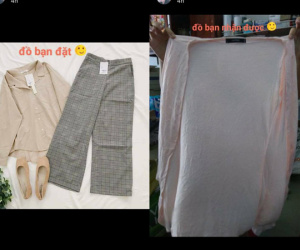 Tết đến nơi lại ăn ngay thêm 'cú lừa' của chủ shop online, cô gái khóc không ra nước mắt với bộ quần áo 'sai quá đáng'