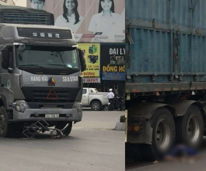 Va chạm xe đầu kéo, người đàn ông nhặt ve chai chết thảm