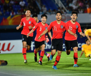 Thắng Iran, Hàn Quốc vào tứ kết U23 châu Á